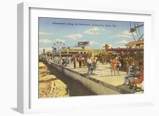 Boardwalk, Jacksonville, Florida-null-Framed Art Print