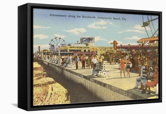 Boardwalk, Jacksonville, Florida-null-Framed Stretched Canvas