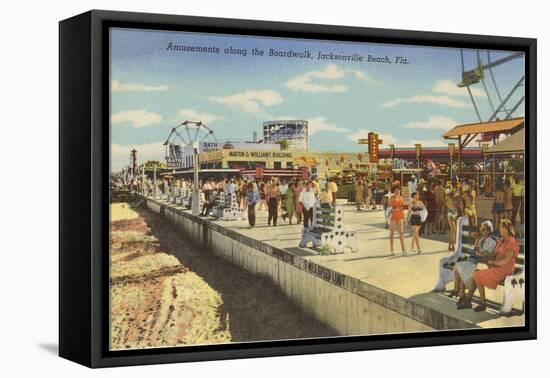 Boardwalk, Jacksonville, Florida-null-Framed Stretched Canvas