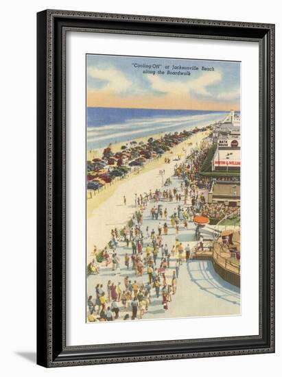 Boardwalk, Jacksonville, Florida-null-Framed Premium Giclee Print