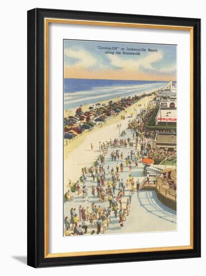 Boardwalk, Jacksonville, Florida-null-Framed Premium Giclee Print