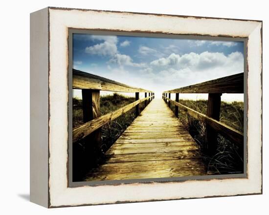 Boardwalk Leading to the Sky-Jan Lakey-Framed Premier Image Canvas