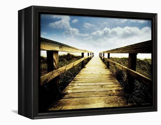 Boardwalk Leading to the Sky-Jan Lakey-Framed Premier Image Canvas