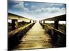 Boardwalk Leading to the Sky-Jan Lakey-Mounted Photographic Print