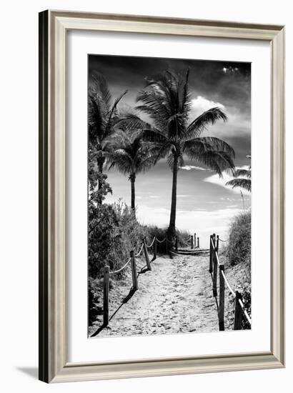 Boardwalk - Miami Beach - Florida - USA-Philippe Hugonnard-Framed Photographic Print