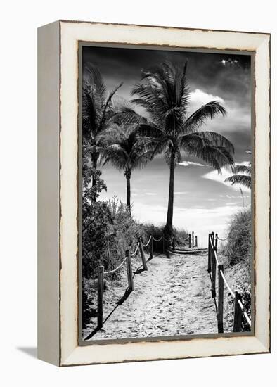 Boardwalk - Miami Beach - Florida - USA-Philippe Hugonnard-Framed Premier Image Canvas