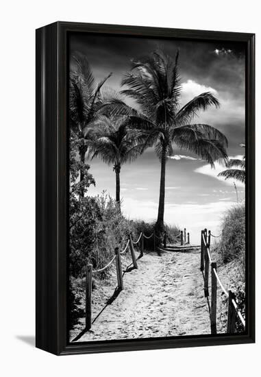 Boardwalk - Miami Beach - Florida - USA-Philippe Hugonnard-Framed Premier Image Canvas