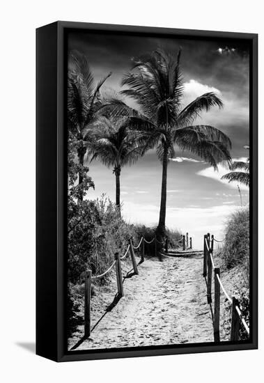 Boardwalk - Miami Beach - Florida - USA-Philippe Hugonnard-Framed Premier Image Canvas