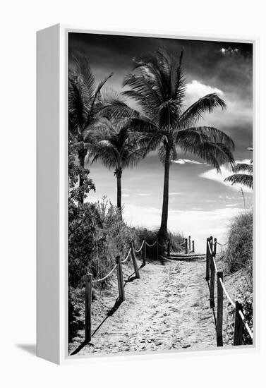 Boardwalk - Miami Beach - Florida - USA-Philippe Hugonnard-Framed Premier Image Canvas