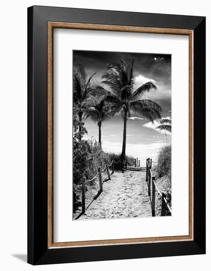 Boardwalk - Miami Beach - Florida - USA-Philippe Hugonnard-Framed Photographic Print