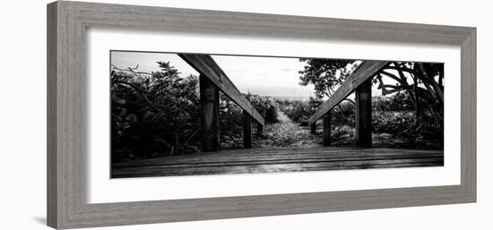 Boardwalk on the Beach at Sunset - Florida-Philippe Hugonnard-Framed Photographic Print