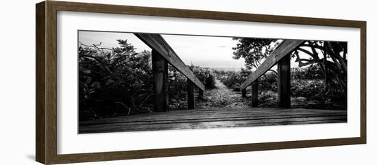 Boardwalk on the Beach at Sunset - Florida-Philippe Hugonnard-Framed Photographic Print