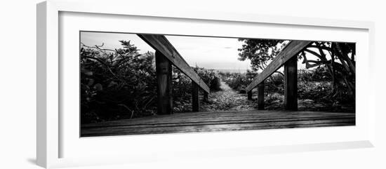 Boardwalk on the Beach at Sunset - Florida-Philippe Hugonnard-Framed Photographic Print