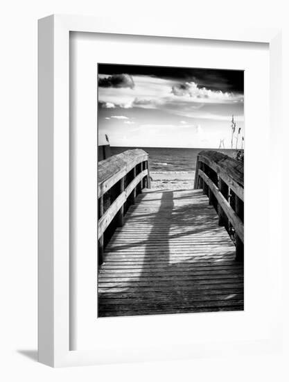 Boardwalk on the Beach at Sunset-Philippe Hugonnard-Framed Photographic Print