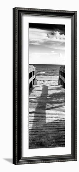 Boardwalk on the Beach at Sunset-Philippe Hugonnard-Framed Photographic Print