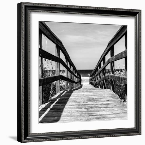 Boardwalk on the Beach - Florida - United States-Philippe Hugonnard-Framed Photographic Print