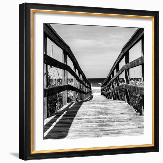 Boardwalk on the Beach - Florida - United States-Philippe Hugonnard-Framed Photographic Print