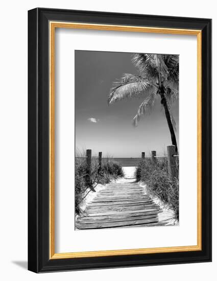 Boardwalk on the Beach - Florida-Philippe Hugonnard-Framed Photographic Print