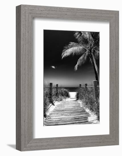 Boardwalk on the Beach - Florida-Philippe Hugonnard-Framed Photographic Print