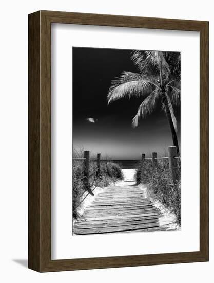 Boardwalk on the Beach - Florida-Philippe Hugonnard-Framed Photographic Print