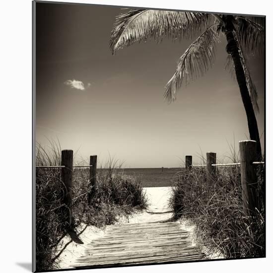 Boardwalk on the Beach - Florida-Philippe Hugonnard-Mounted Photographic Print