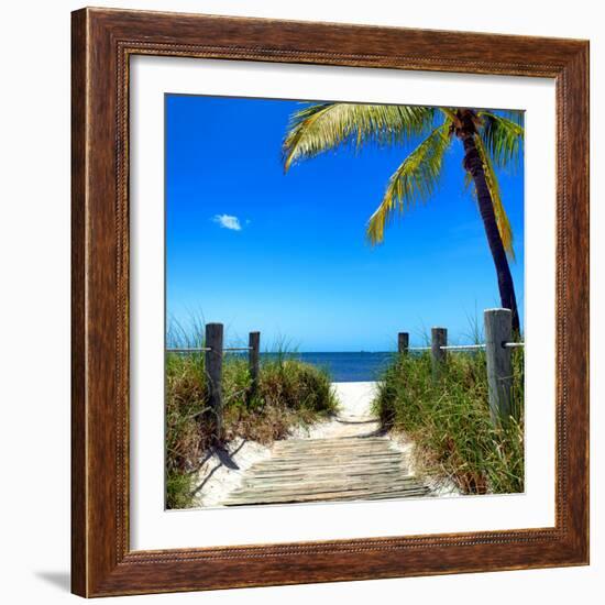 Boardwalk on the Beach - Florida-Philippe Hugonnard-Framed Photographic Print