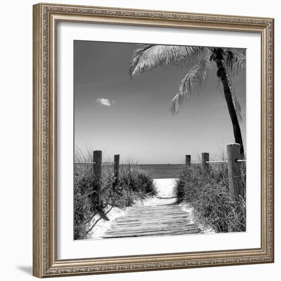 Boardwalk on the Beach - Florida-Philippe Hugonnard-Framed Photographic Print