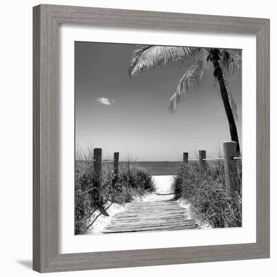 Boardwalk on the Beach - Florida-Philippe Hugonnard-Framed Photographic Print