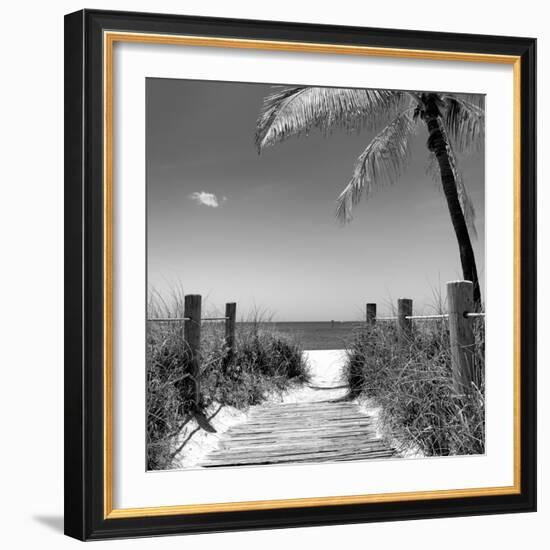 Boardwalk on the Beach - Florida-Philippe Hugonnard-Framed Photographic Print