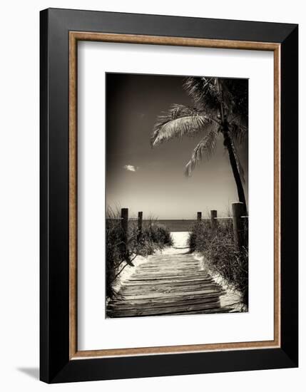 Boardwalk on the Beach - Florida-Philippe Hugonnard-Framed Photographic Print