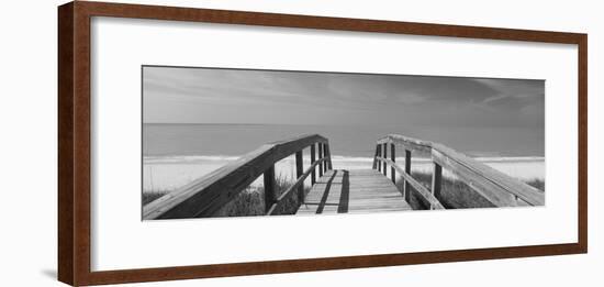 Boardwalk on the Beach, Gasparilla Island, Florida, USA-null-Framed Photographic Print