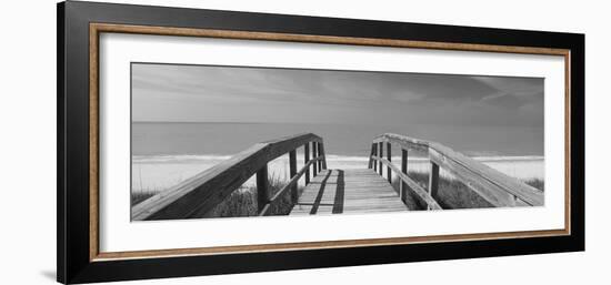 Boardwalk on the Beach, Gasparilla Island, Florida, USA--Framed Photographic Print