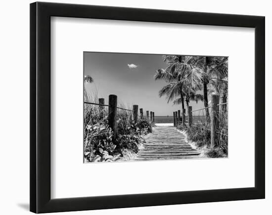 Boardwalk on the Beach - Key West - Florida-Philippe Hugonnard-Framed Photographic Print