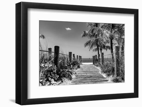 Boardwalk on the Beach - Key West - Florida-Philippe Hugonnard-Framed Photographic Print