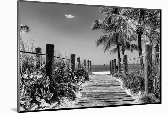 Boardwalk on the Beach - Key West - Florida-Philippe Hugonnard-Mounted Photographic Print