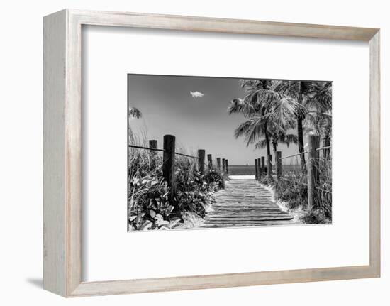 Boardwalk on the Beach - Key West - Florida-Philippe Hugonnard-Framed Photographic Print