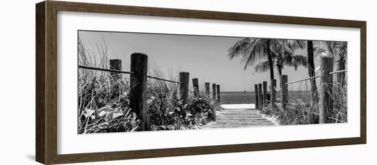 Boardwalk on the Beach - Key West - Florida-Philippe Hugonnard-Framed Photographic Print