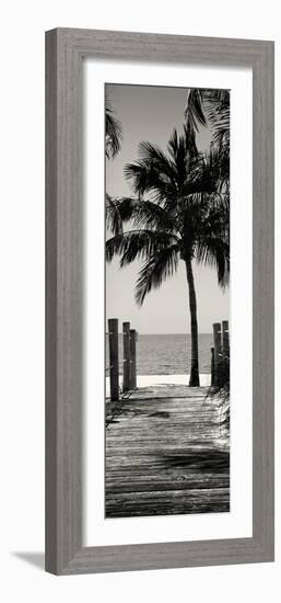 Boardwalk on the Beach - Key West - Florida-Philippe Hugonnard-Framed Photographic Print