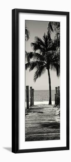 Boardwalk on the Beach - Key West - Florida-Philippe Hugonnard-Framed Photographic Print