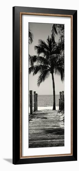 Boardwalk on the Beach - Key West - Florida-Philippe Hugonnard-Framed Photographic Print