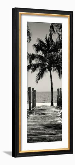 Boardwalk on the Beach - Key West - Florida-Philippe Hugonnard-Framed Photographic Print