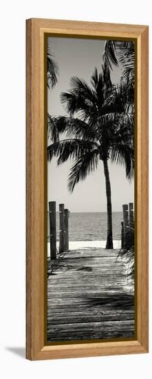 Boardwalk on the Beach - Key West - Florida-Philippe Hugonnard-Framed Premier Image Canvas