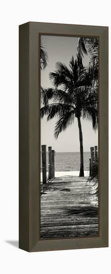 Boardwalk on the Beach - Key West - Florida-Philippe Hugonnard-Framed Premier Image Canvas