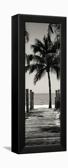 Boardwalk on the Beach - Key West - Florida-Philippe Hugonnard-Framed Premier Image Canvas