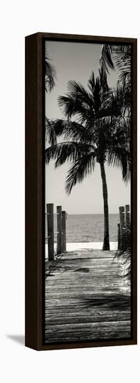 Boardwalk on the Beach - Key West - Florida-Philippe Hugonnard-Framed Premier Image Canvas