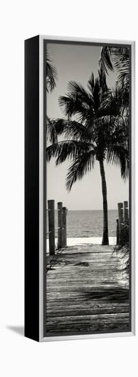 Boardwalk on the Beach - Key West - Florida-Philippe Hugonnard-Framed Premier Image Canvas