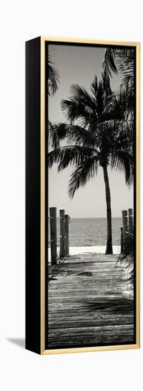 Boardwalk on the Beach - Key West - Florida-Philippe Hugonnard-Framed Premier Image Canvas