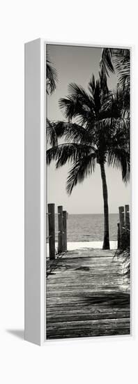 Boardwalk on the Beach - Key West - Florida-Philippe Hugonnard-Framed Premier Image Canvas