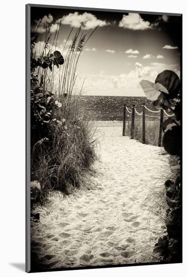 Boardwalk on the Beach - Miami - Florida-Philippe Hugonnard-Mounted Photographic Print