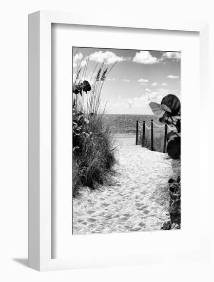 Boardwalk on the Beach - Miami - Florida-Philippe Hugonnard-Framed Premium Photographic Print